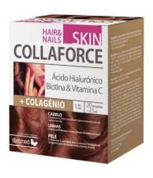 Collaforce Skin Hair & Nails - 20 Ampolas - Dietmed